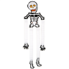 Вечеринка Хэллоуин Фигура подвесная Скелет подвижный, 70см 1410-0681