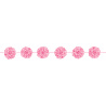  Гирлянда-помпоны Розовые Pink, 2 штуки 1505-0978