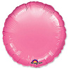 Розовая Шарик 18" круг металлик Lavender 1204-0014