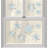 Снежинка Наклейки на окно Снежинки, 11 штук 1501-4003