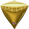 Золотая Шар 3D АЛМАЗ без рис. 17" Металлик Gold 1209-0033