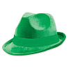  Шляпа-федора велюр Зеленая 1501-2189