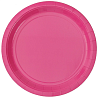 Розовая Тарелка ярко-розовая 23см 6шт 1502-6196