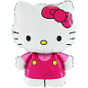  Шар фигура Hello Kitty розовая 1207-1999