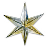  Фигура Звезда 6-ти конеч. зол/сер, 60 см 1501-1526