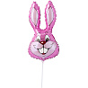 Животные Шар Мини фигура Кролик розовый 1206-0852