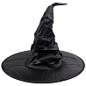 Вечеринка Хэллоуин Шляпа ведьмы изгиб черная/G 1501-6588