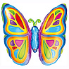 Бабочки Шар фигура Бабочка яркая 1207-0034