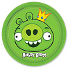  Тарелки Angry Birds, 17см, 8 штук 1502-1114