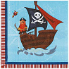 Пираты Салфетки малые Пиратский Остров 1502-5695