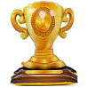 Золотая Шар напольный Кубок золотой, под воздух 1208-0678