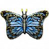 Бабочки Шар фигура Бабочка крылья голубые 1207-3411