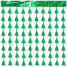 Новый год Занавес фольг зеленый Елочки 1х2м/G 1501-6706