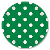  Тарелки Зеленый Изумруд Горошек, 23 см 1502-1968