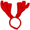 Новый год Ободок Рога Оленя красные 1501-5938