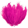  Перо декоративное розовое 50шт 2008-4981