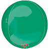 Зеленая Шар 3D СФЕРА 16" Металлик Green 1209-0305