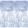 Снежинка Картинка на стену Деревья 1,2мХ15,2м 1501-0462