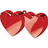 Горячие сердца! Грузик для шаров Два сердца, красный 1302-0242