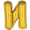 Буквы Шар Мини буква "И", 36см Gold 1206-0812