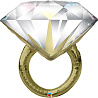 Love Бриллиант Шар П фигура 5 Кольцо с бриллиантом 1207-3181
