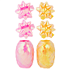 Многоцветное Ассорти Банты звезда+Лента розовая/желтая 1507-1890