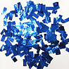  Конфетти синее фольг 10х20мм 100гр 2001-7432