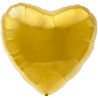 Золотая Шар сердце 45см Металлик Gold 1204-0711