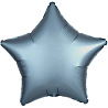 Синяя Шар Звезда 45см Сатин Steel Blue 1204-0748