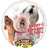 Животные Шар Музыкальный Happy Birthday Собаки 1203-0543