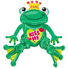 Шар фигура Лягушка Kiss me сидячая 1207-2816