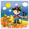  Салфетки Маленький пират, 12 штук 1502-1284