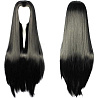  Парик Волосы прямые черные 100см 2001-0899