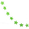  Гирлянда на нитке Звезды зеленая 2,2м 2001-6592