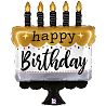 Happy Birthday Шар фигура HB Торт со свечками 1207-5417