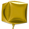 Золотая А 3D КУБ 15" Б/РИС Металлик Gold 1209-0035