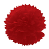 Красная Помпон бумажный красный 40см/G 1412-0069