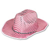  Шляпа ковбойская розовая Блеск 2001-1681