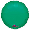 Зеленая Шарик 45см круг металлик Green 1204-0013