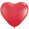  Шар Сердце 06" Стандарт Red, 15 см 1105-0243