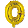 Буквы Шар Мини буква "О", 36см Gold 1206-0817