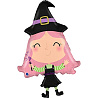 Вечеринка Хэллоуин Шар фигура Ведьма милая 1207-4931