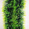 Новый год Мишура Зеленая салат кончики 10х280см 2008-5884