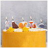 Свечи для торта на пиках Лесные друзья