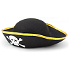 Пираты Шляпа Пирата фетр с золотой каймой 2001-2610
