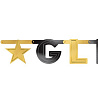 Гирл-буквы GLITS&GLAM фольг 2,1м