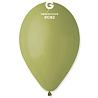 Зеленая Шарик 12", 30см, 98 Пастель Green Olive 1102-2584
