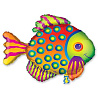  Шар фигура Рыба тропическая 1207-0085