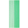 Зеленая Трубочки для коктейля Пастель мятная 1502-4918