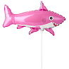 Морской мир Шар Мини фигура Акула веселая розовая 1206-1005